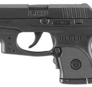 Ruger LCP 380 ACP 2.75″ 6+1 w/Pkt Hlstr Blk Crimson Trace Laserguard Blue