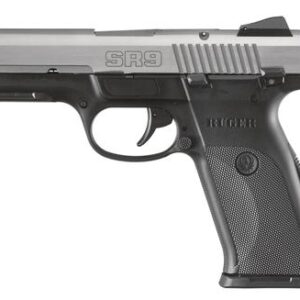 Ruger SR9 Stainless 9mm 4″ 17 Round Polymer Frame/Stainless Steel