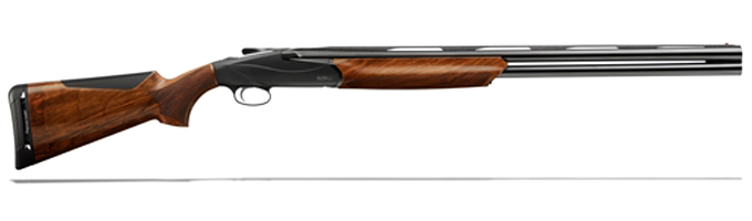Benelli 828 U 12 gauge 28″ AA grade walnut blue anodized receiver progressive comfort Shotgun 10702