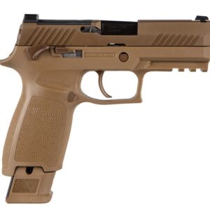 Sig Sauer P320 M18 Commemorative Edition 9mm Carry Size Flat Dark Earth (FDE) Striker-Fired Pistol