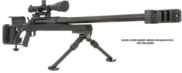 Armalite AR-50 Sniper Rifle 50A1B, 50 Browning Machine Gun (BMG), 30″, 3 Section Stock, No Bipod Incl