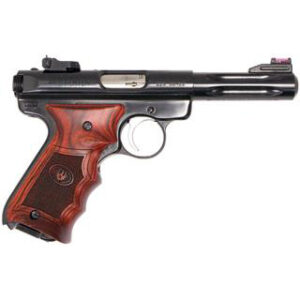 Ruger MKIII Deluxe Special Edition, 4.5″ W/Rosewood Grips, Fluted Barrel and More