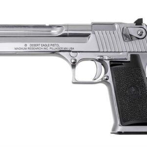 Magnum Research Desert Eagle Mark XIX 44 Mag Pistol with Polished Chrome Finish (No Top Rail)