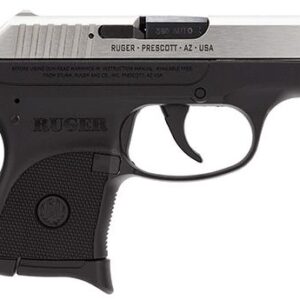 Ruger LCP Semi Automatic Pistol .380 ACP 2.75″ Barrel 6 Rounds Black Polymer Frame Brushed Stainless Slide 3730