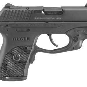 Ruger 3230 LC380 Standard 380 ACP 3.12″ 7+1 Black Checkered Grip Blued