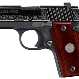 Sig Sauer P938 Engraved Rosewood 9mm Luger Carry Conceal Pistol