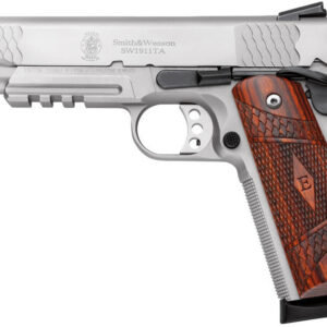 Smith & Wesson SW1911 E-Series 45 ACP Stainless Centerfire Pistol with Rail