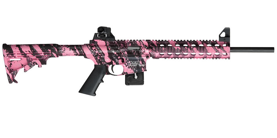 Smith & Wesson M&P15-22 22 LR Pink Platinum Semi-Auto Rimfire Rifle Compliant
