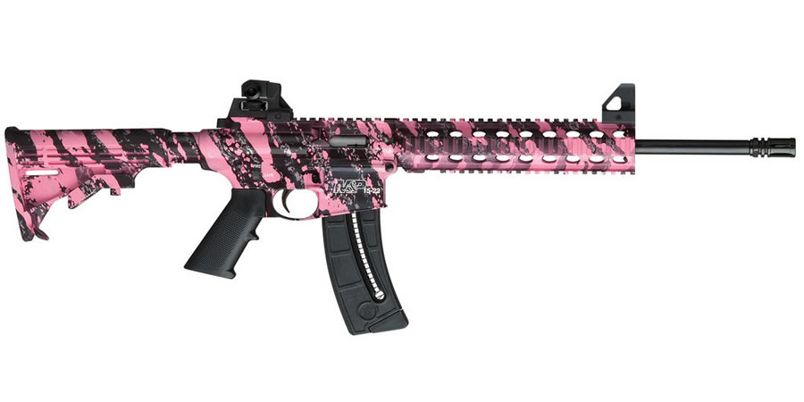 Smith & Wesson M&P15-22 22 LR Pink Platinum Semi-Auto Rimfire Rifle