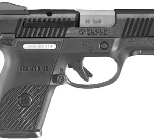 Ruger SR40C Compact 40 S&W 3.5″ 9+1 Black Syn Grip Black/Black Nitride