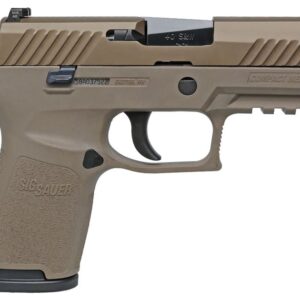 Sig Sauer P320 Compact 40 S&W Flat Dark Earth (FDE) Striker-Fired Pistol with Night Sights