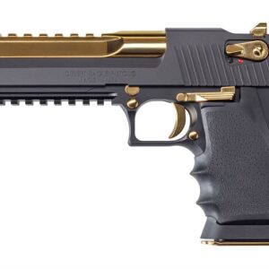 Magnum Research Mark XIX 44 Magnum Pistol with Titanium Gold Finish Barrel and Black Aluminum Frame