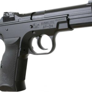 ArmaLite AR-24 Tactical Custom Pistol 24-15C, 9mm, 4.6″, Checkered Grip, Manganese Phosphate Finish, Adj. Sights, 15 Rd