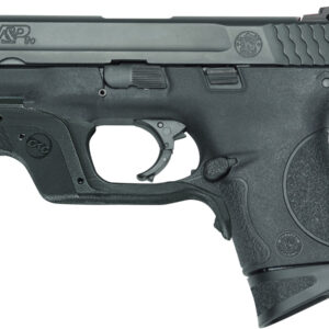 Smith & Wesson M&P9C 9mm Compact Size Centerfire Pistol with Green Crimson Trace Laserguard