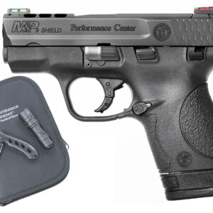 Smith & Wesson M&P9 Shield 9mm Performance Center Ported Everyday Carry Kit with Knife and Flash