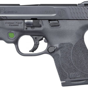 Smith & Wesson M&P40 Shield M2.0 40 S&W Centerfire Pistol w/ Green Crimson Trace Laser and No Thum