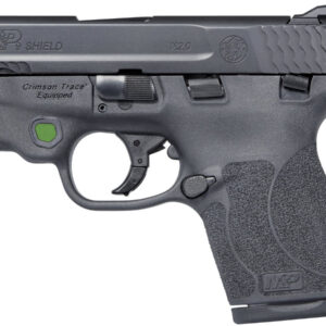 Smith & Wesson M&P9 Shield M2.0 9mm Centerfire Pistol with Integrated Crimson Trace Green Laser