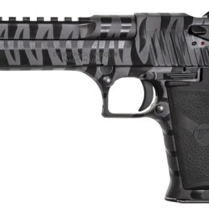 Magnum Research Desert Eagle 44 Mag Full-Size Black Pistol with Tiger Stripes