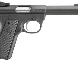 Ruger 22/45 Target 22LR 5.5″ 10+1 Checkered Poly Grip Blue Finish