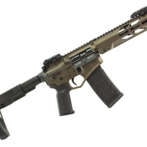 Diamondback DB15 5.56mm 7″ Midnight Bronze MLok AR Pistol w/ Tail Hook Brace & Sights