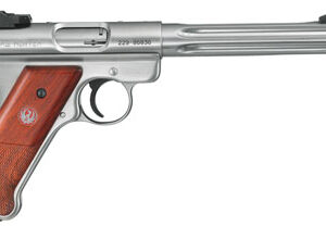 Ruger 10118 Mark III Hunter 22LR 6.87″ 10+1 Half-Checked Cocobolo Grip Stainless