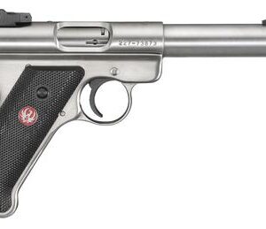 Ruger 10103 Mark III Target Semi Auto Pistol 22 LR, 5.5 in, Syn Grp, 10+1 Rnd, Full Sz S/S Frame