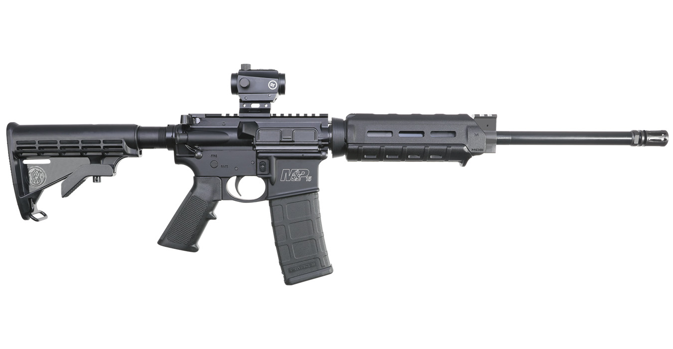 Smith & Wesson M&P15 Sport II 5.56mm with Magpul MOE Furniture and Crimson Trace Red Dot Optic
