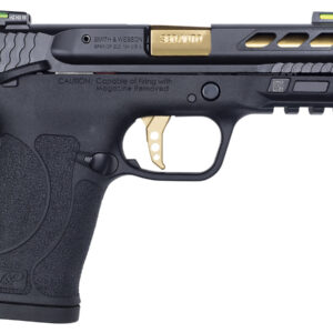 Smith & Wesson M&P380 Shield EZ Performance Center 380 ACP Pistol with Gold Ported Barrel