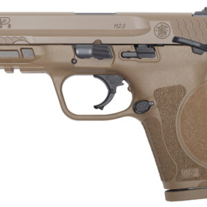 Smith & Wesson M&P9 M2.0 Compact Flat Dark Earth Pistol with 4-inch Barrel and Thumb Safety