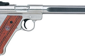 Ruger 10112 Mark III Competition 22LR 6.87″ 10+1 Cocobolo w/Thumbrest Grip SS