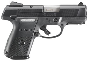 Ruger SR9C Compact 9mm 3.5″ 10+1 Black Syn Grip Black/Black Nitride