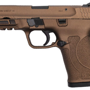 Smith & Wesson M&P380 Shield EZ 380 ACP Pistol with Burnt Bronze Cerakote Finish and No Thumb Safety