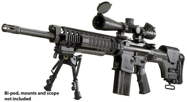 Armalite AR-10 Super S.A.S.S Semi-Auto Rifle A10SBF, 7.62mmX51mm, 20″, Magpul Stock, Black Finish