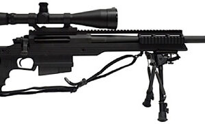 Armalite AR-30A1 Rifle 301ABT338, 338 Lapua Magnum, 26″, Fixed Stock, Black Finish