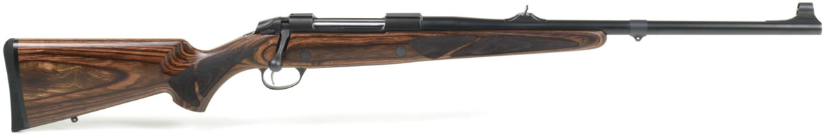 Sako 85 Brown Bear Rifle JRSA537, 375 Holland & Holland, 21 1/4 in, Brown Laminated Hardwood Stock, Blue Finis…