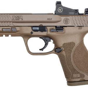 Smith & Wesson M&P9 M2.0 Compact 9mm FDE Pistol with Crimson Trace Red Dot Reflex Sight