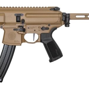 Sig Sauer MPX K 9mm Pistol with SIG PCB Folding Brace and Coyote Cerakote Finish