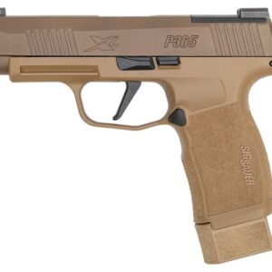 Sig Sauer P365 XL 9mm Optics Ready Coyote Tan NRA Special Edition Pistol with Three Magazines