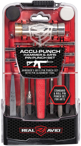 Real Avid, Accu-Punch Hammer & AR15 Pin Punch Set