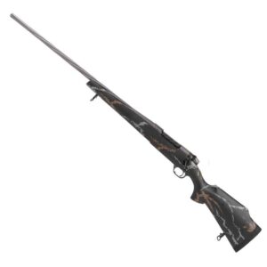 Weatherby Mark V MeatEater Left Hand Tungsten Cerakote Bolt Action Rifle – 300 Weatherby Magnum – 26in