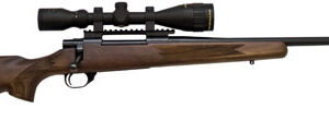 Howa Hunter Combo Bolt Action Rifle w/Scope HHR63301, 300 Winchester Magnum, 24 in, Walnut Stock, Blue Finish, 4 Rd