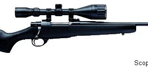 Howa M-1500 Ultra-Lite Youth Rifle HWR66704+, 7 MM-08 Remington, 20″, Bolt Action, Black Hardwood Stock, Blued Steel Finish, 4 Rds