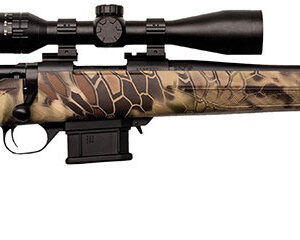 Howa Mini Action Rifle w/Scope HMP60202KHC, 223 Remington, 22″, Kryptek Highlander Stock, Blued Finish, 10 Rds