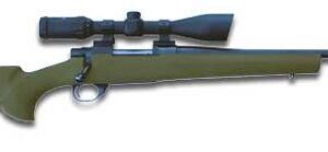 Howa Ranchland Compact Rifle Combo HGR36108G, 223 Remington, 20 in, Green Synthetic Stock, Blue Finish, w/Scope & Rings