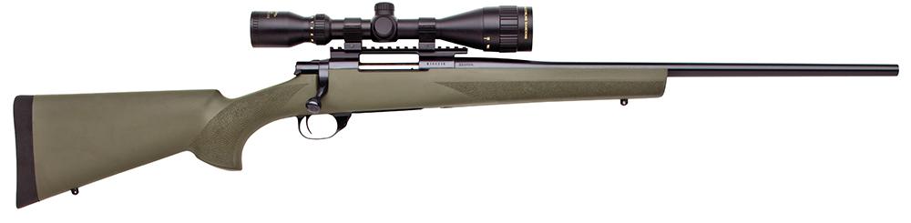 Howa Hogue Targetmaster Rifle Package HGT93128, 308 Winchester, 20″, Green Hogue Overmolded Stock, Blued Finish