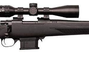 Howa Mini Action Rifle w/Scope HMP60202, 223 Remington, 22″, Black Hogue Overmolded Stock, Blued Finish, 10 Rds