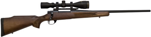 Howa Hunter Combo Bolt Action Rifle w/Scope HHR61201, 22-250 Remington, 22 in, Walnut Stock, Blue Finish, 5 Rd