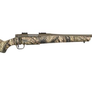 Mossberg Patriot 350 Legend Bolt-Action Rifle with Mossy Oak Break-Up Country Camo and Brown Cerakote Barrel