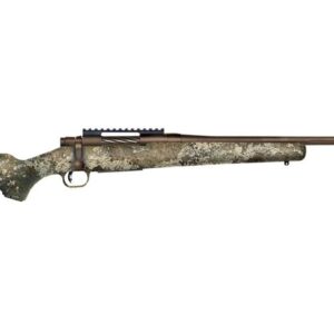 Mossberg Patriot Predator 22-250 Rem Bolt Action Rifle with Strata Camo Stock and Patriot Brown Cerakote Finish