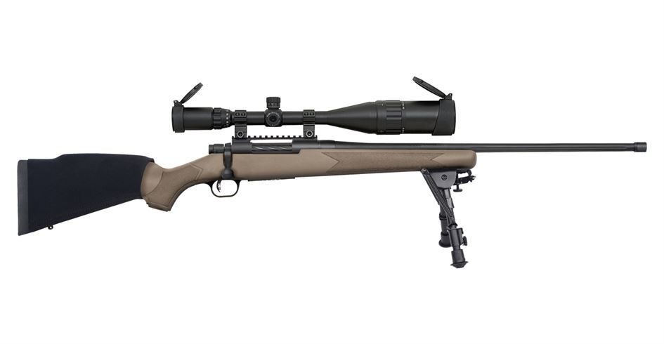Mossberg Patriot Night Train 6.5 Creedmoor Bolt-Action Rifle with FDE Stock and 6-24x50mm Riflescope